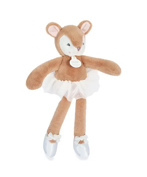 Doudou et Compagnie Peluche faon Ballerine beige - 30 cm> Peluches