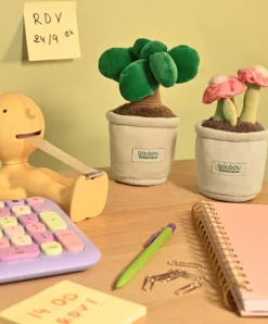 Doudou et Compagnie Peluche fleur - 9 cm - Botanique - Vert fonçé> Peluche Adulte|Peluches