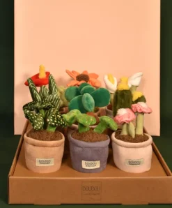 Doudou et Compagnie Peluche fleur - 9 cm - Botanique - Pois Jaune> Peluche Adulte|Peluches