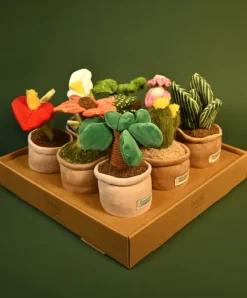 Doudou et Compagnie Peluche fleur - 9 cm - Botanique - Pois Jaune><noscript><img width=