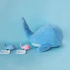 Doudou et Compagnie Peluche géante baleine bleue - 60 cm> Peluches Géantes