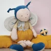 Doudou et Compagnie Peluche géante Pollen l'abeille en coton BIO - 90 cm> Doudous En Coton Bio|Peluches Géantes