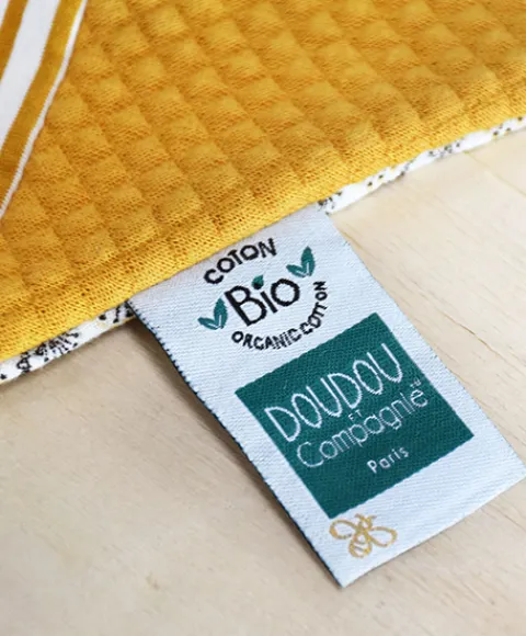 Doudou et Compagnie Peluche géante Pollen l'abeille en coton BIO - 90 cm> Doudous En Coton Bio|Peluches Géantes