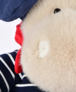 Doudou et Compagnie Peluche Hippopotame avec Béret et Marinière - 26 cm><noscript><img width=