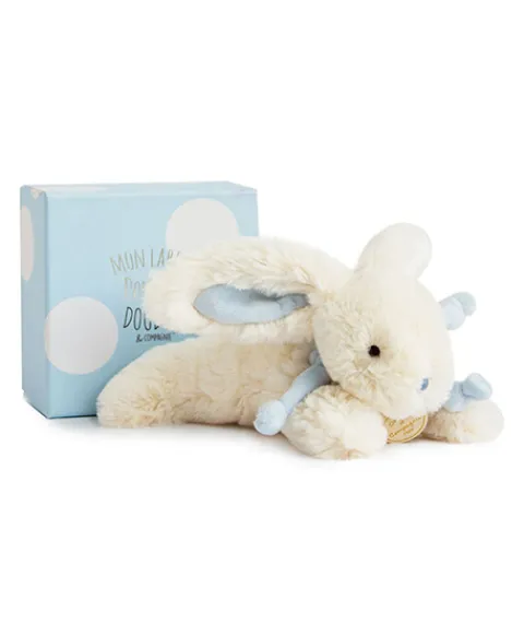 Doudou et Compagnie Peluche Lapin Bonbon Bleu - 20 cm> Peluches