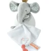Doudou et Compagnie Peluche éléphant avec doudou mouchoir - 15 cm> Doudou Mouchoir|Peluches
