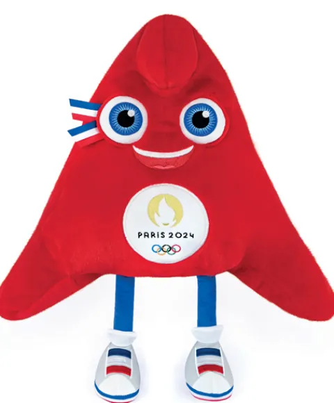 Doudou et Compagnie Peluche Mascotte Officielle Jeux Olympiques Paris 2024 - 50 cm> Peluches Géantes