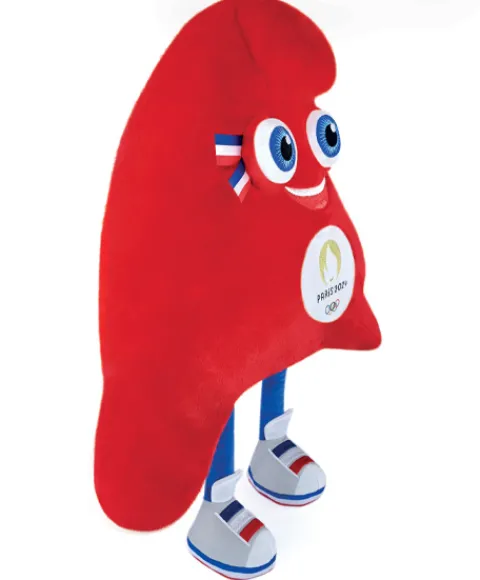 Doudou et Compagnie Peluche Mascotte Officielle Jeux Olympiques Paris 2024 - 50 cm> Peluches Géantes