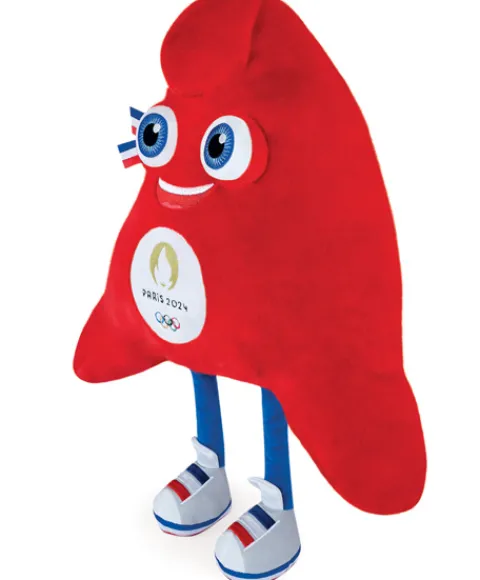 Doudou et Compagnie Peluche Mascotte Officielle Jeux Olympiques Paris 2024 - 50 cm> Peluches Géantes