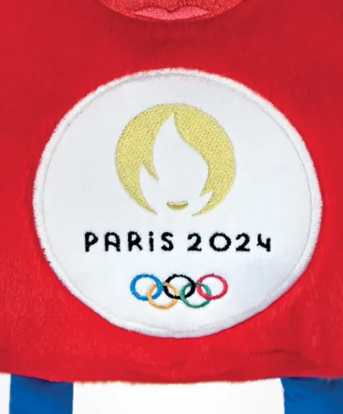 Doudou et Compagnie Peluche Mascotte Officielle Jeux Olympiques Paris 2024 - 50 cm> Peluches Géantes