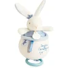 Doudou et Compagnie Peluche musicale lapin matelot bleu - 14 cm> Boîte À Musique