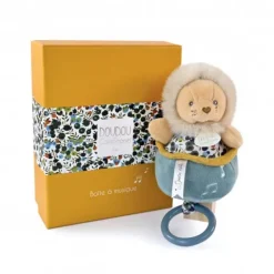 Doudou et Compagnie Peluche musicale Lion - BOH'AIME -><noscript><img width=