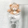 Doudou et Compagnie Peluche musicale ours Petit Roi marron - 14 cm> Boîte À Musique