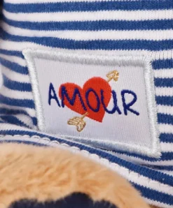 Doudou et Compagnie Peluche Ours avec rose - Le Romantique - 25 cm><noscript><img width=