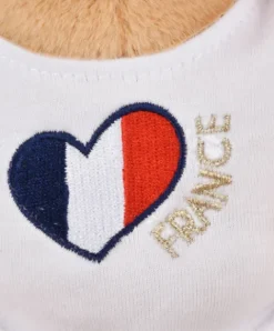 Doudou et Compagnie Peluche Ours beige - Bisous - 25 cm><noscript><img width=