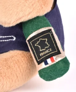 Doudou et Compagnie Peluche Ours beige- Célébration - 25 cm><noscript><img width=