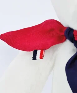 Doudou et Compagnie Peluche ours blanc fabriqué en France - L'Ours Élysée - 30 cm><noscript><img width=