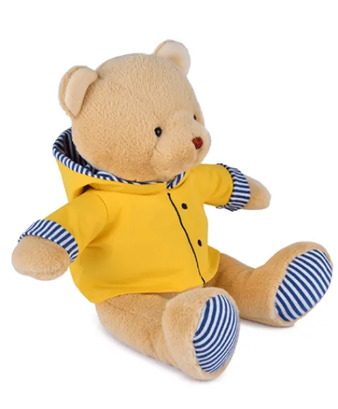 Doudou et Compagnie Peluche Ours Marin avec ciret jaune - 28 cm> Peluches|Les Ours En Peluche