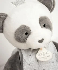 Doudou et Compagnie Peluche Panda gris Attrape-rêves - 20 cm><noscript><img width=