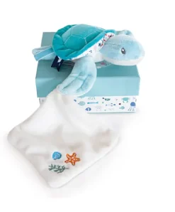 Doudou et Compagnie Peluche Tortue doudou bébé verte - 16 cm> Doudou Mouchoir|Peluche Avec Doudou