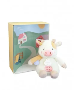 Doudou et Compagnie Peluche vache - 17 cm - DOUDOU de la ferme avec boite sonore><noscript><img width=