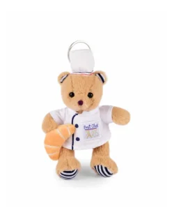 Doudou et Compagnie Porte clé Ours cuistot chef - 15 cm> Peluches|Les Ours En Peluche