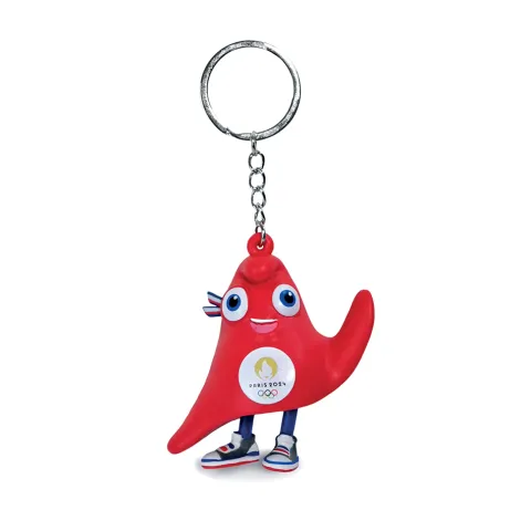 Doudou et Compagnie Porte clés JO 2024 - Mascotte Olympique - 7 cm> Porte-Clé