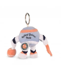 Doudou et Compagnie Porte-clés peluche Roland-Garros- Monsieur Balle -12 cm><noscript><img width=