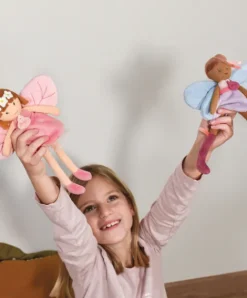 Doudou et Compagnie Poupée souple fée de la forêt - Tara - violette et bleue - 25 cm><noscript><img width=