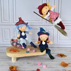 Doudou et Compagnie Poupées tissu Les gentilles Sorcières - modèle aléatoire - 24 cm> Poupées De Chiffon