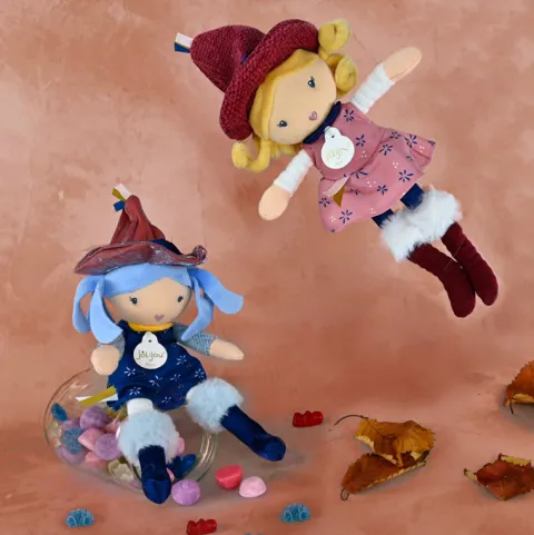 Doudou et Compagnie Poupées tissu Les gentilles Sorcières - modèle aléatoire - 24 cm> Poupées De Chiffon