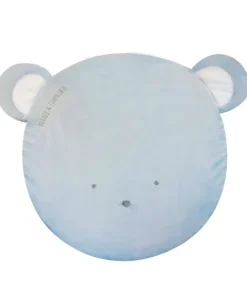 Doudou et Compagnie Tapis de jeu en forme de tête d'Ours bleu - 1M> Les Tapis
