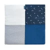 Doudou et Compagnie Tapis d'éveil Bébé - Bleu marine/ Blanc - 100 X 100 cm> Les Tapis