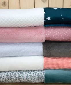 Doudou et Compagnie Tapis d'éveil Bébé - Corail / Blanc - 100 X 100 cm><noscript><img width=