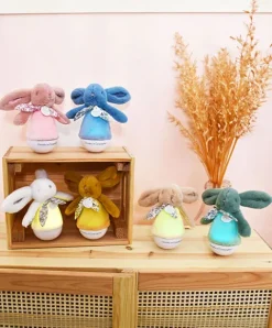 Doudou et Compagnie Veilleuse bebe musicale Culbuto blanc - 16 cm><noscript><img width=